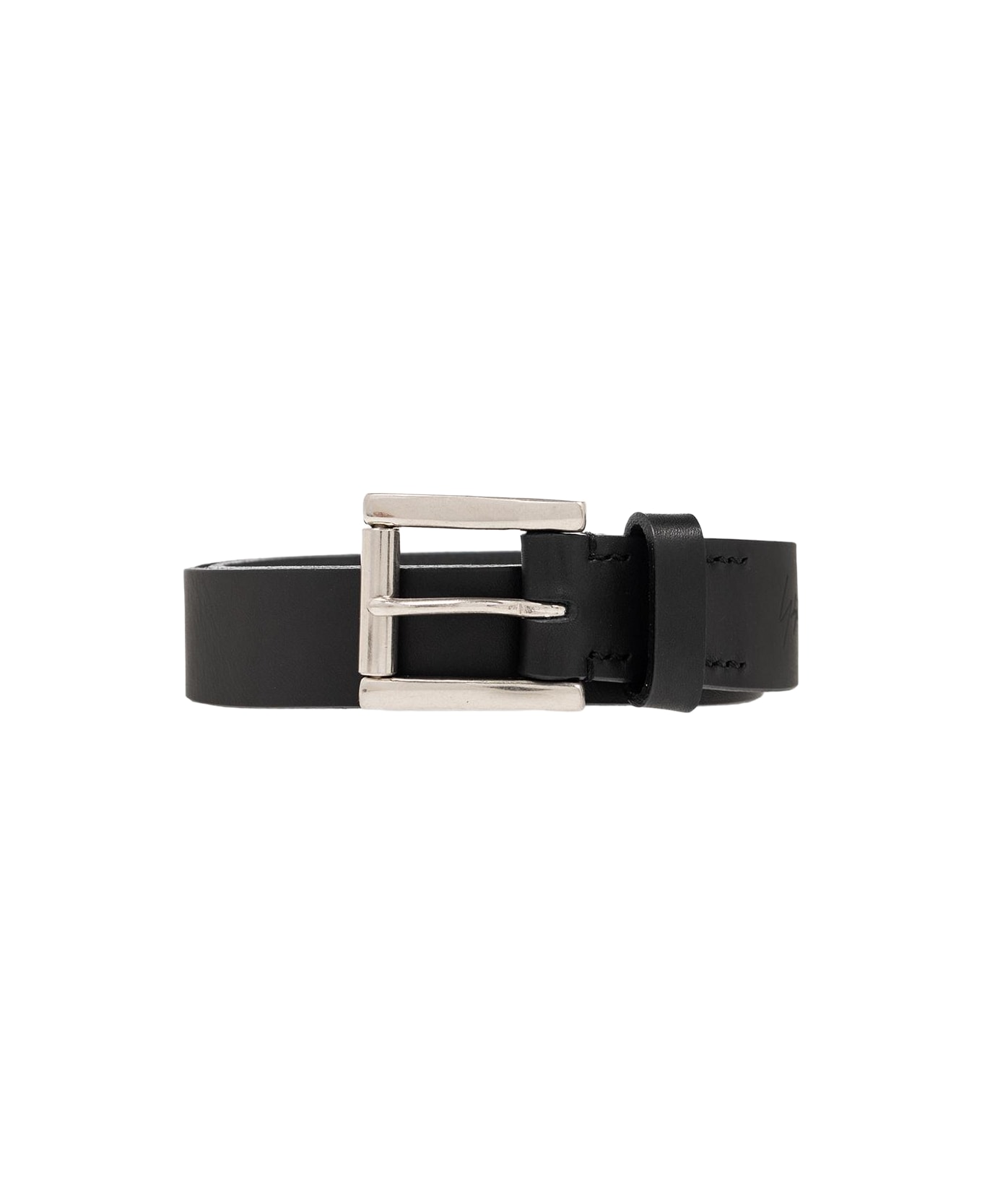 Yohji Yamamoto Leather Belt - Black
