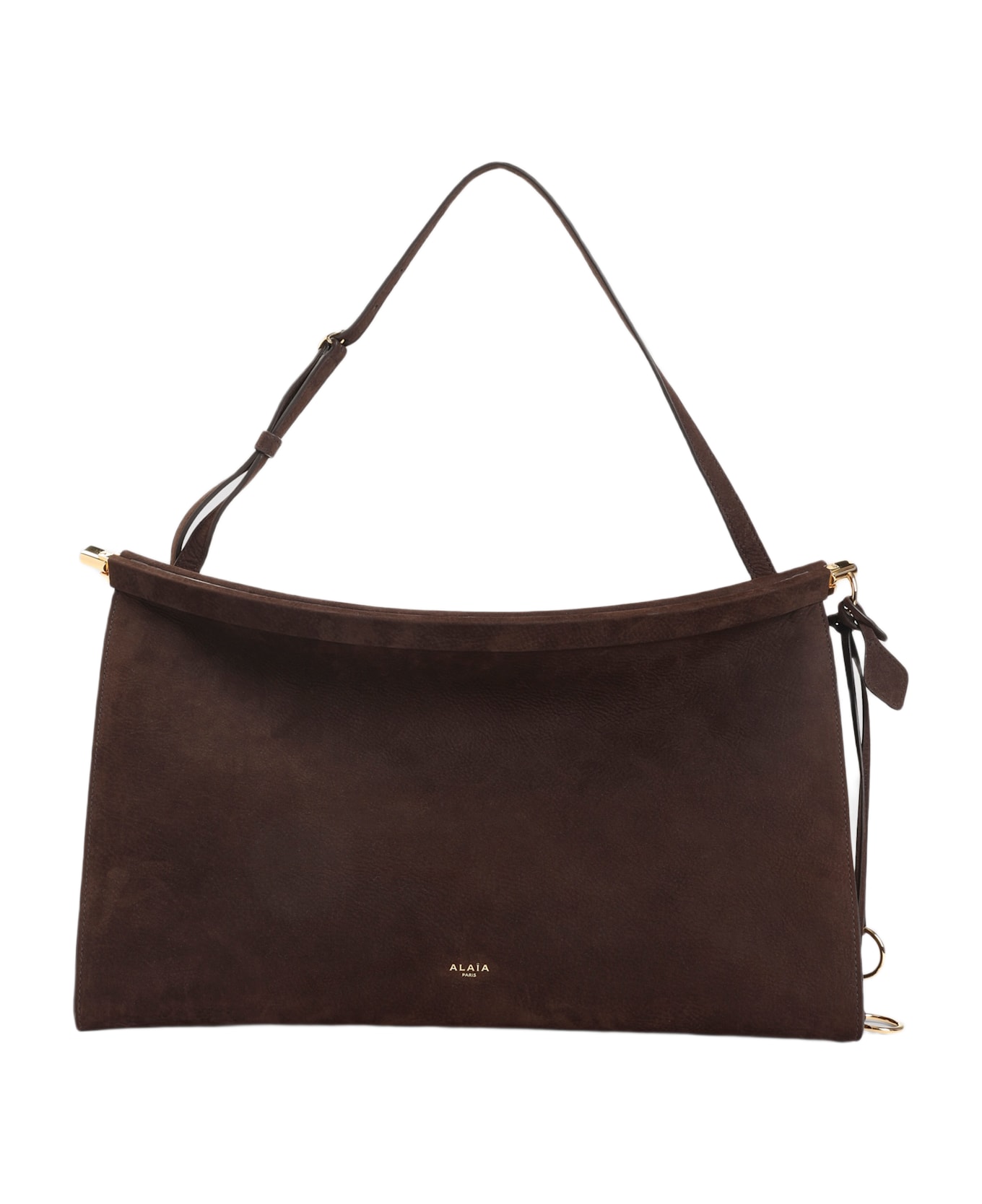 Alaia Alaïa East West L Handbag - Brun Fonce