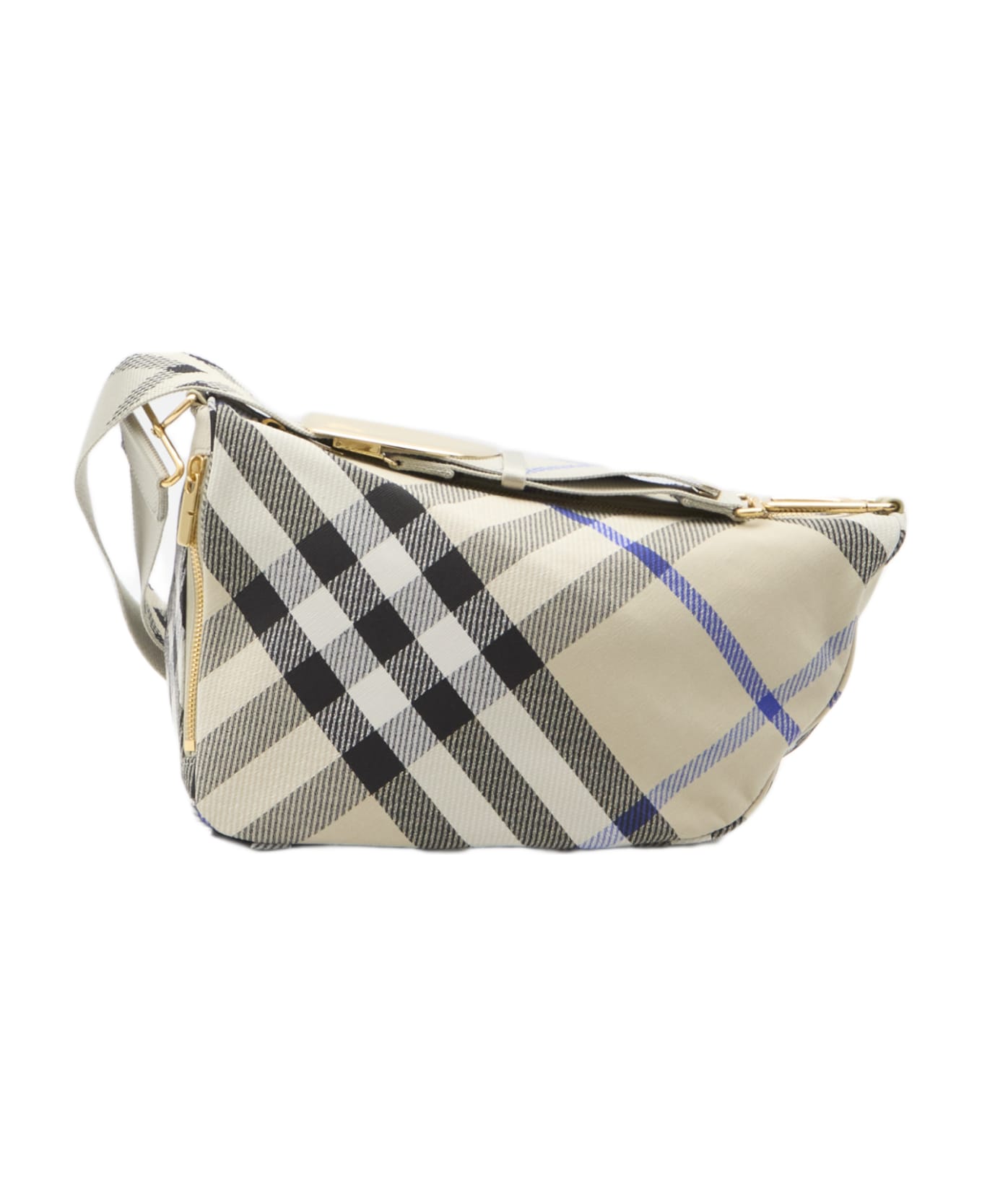 Burberry Medium Shield Messenger Bag - IVORY