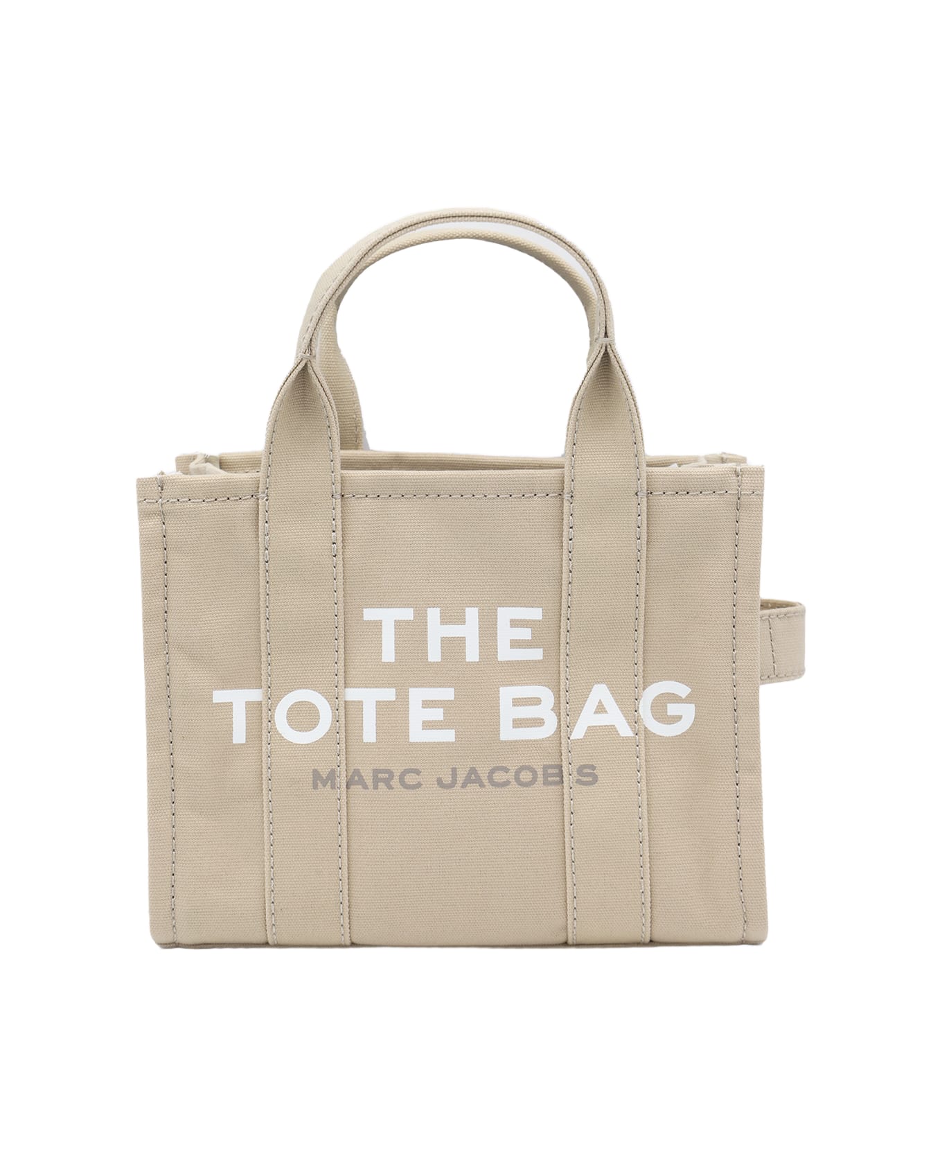 Marc Jacobs Beuge Canvas The Small Traveler Tote Bag - Beige