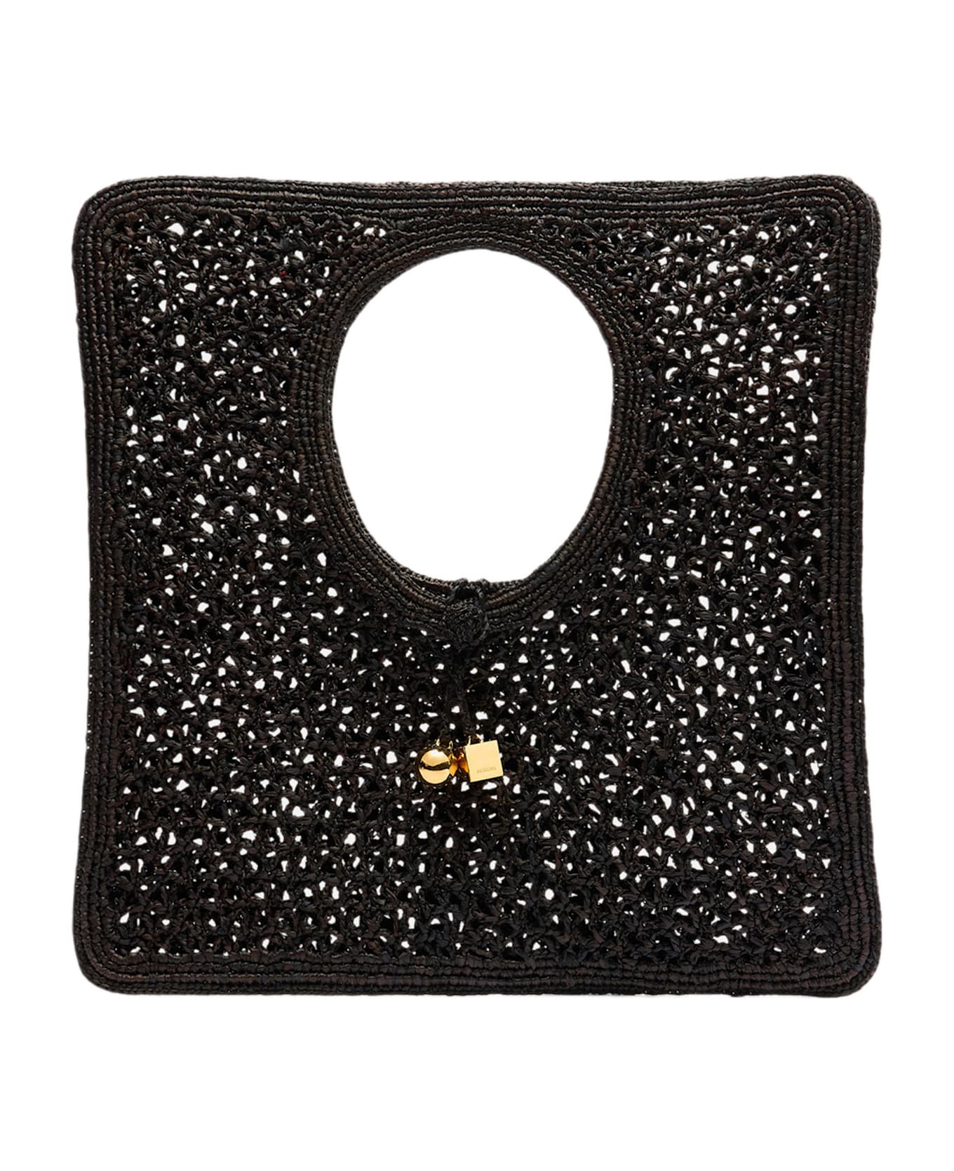 Jacquemus Le Carre Spiaggia Handbag - Black