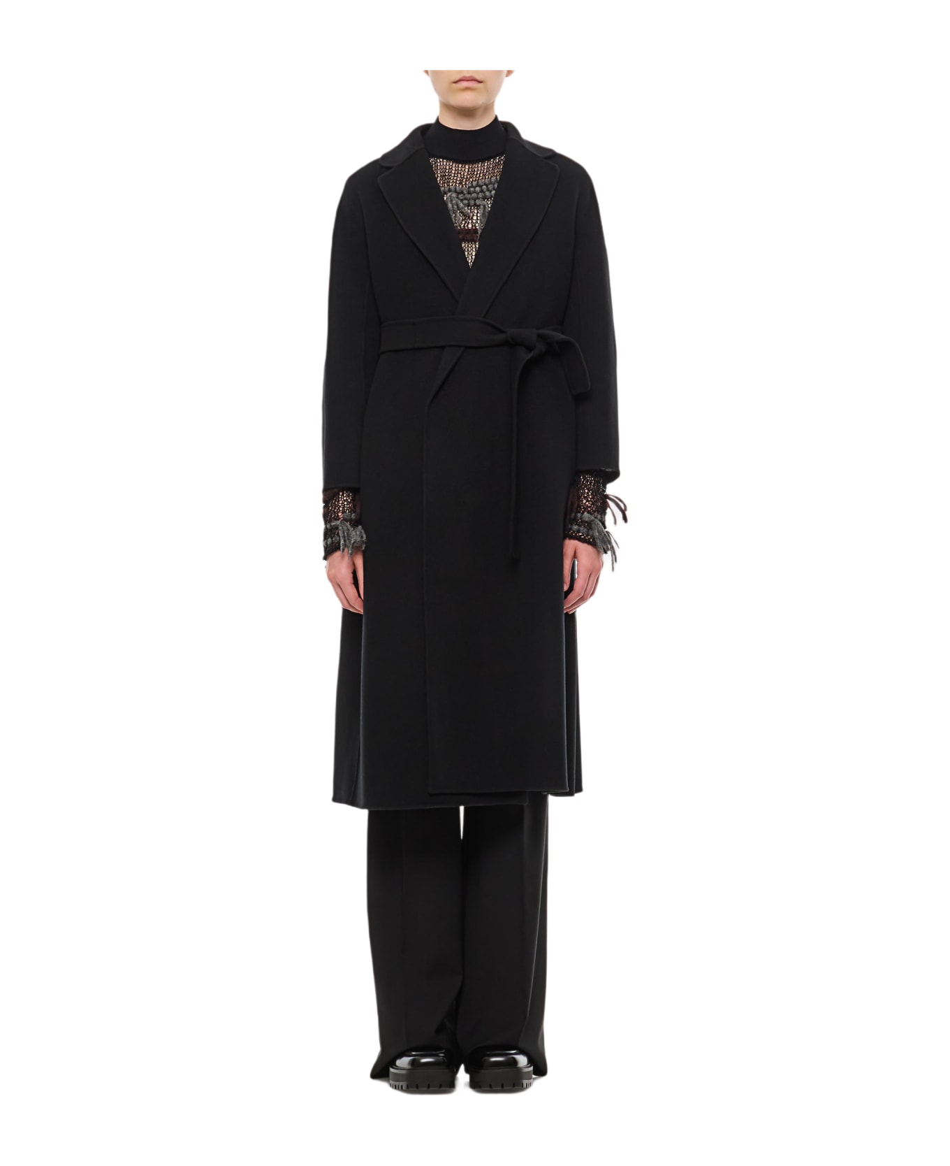 
S Max Mara Esturia Coat - Black