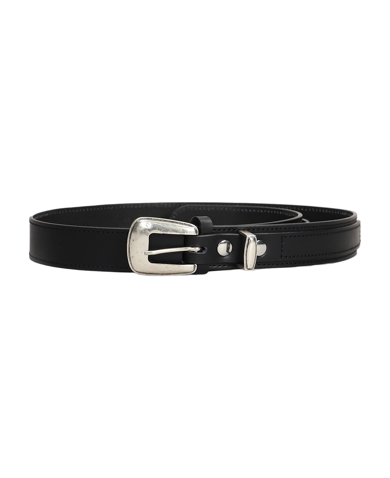 Lemaire Belts In Black Leather - black