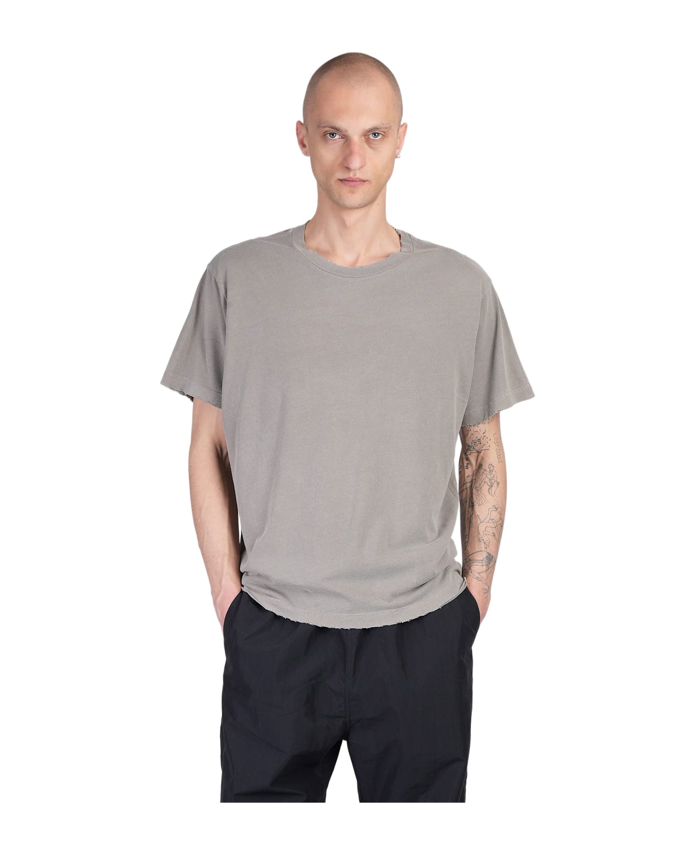 John Elliott T-shirt In Green Cotton - green