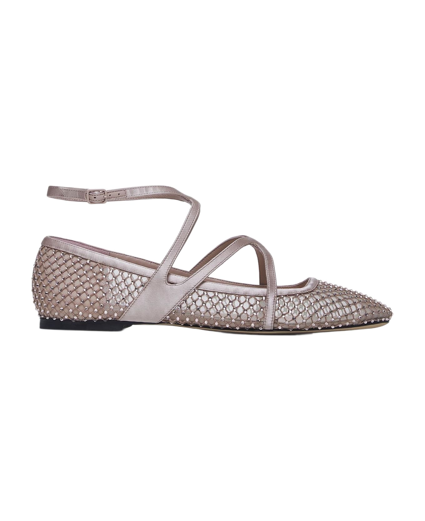 Jimmy Choo 
astoria
 Rhinestone Ballet Flats - Pink