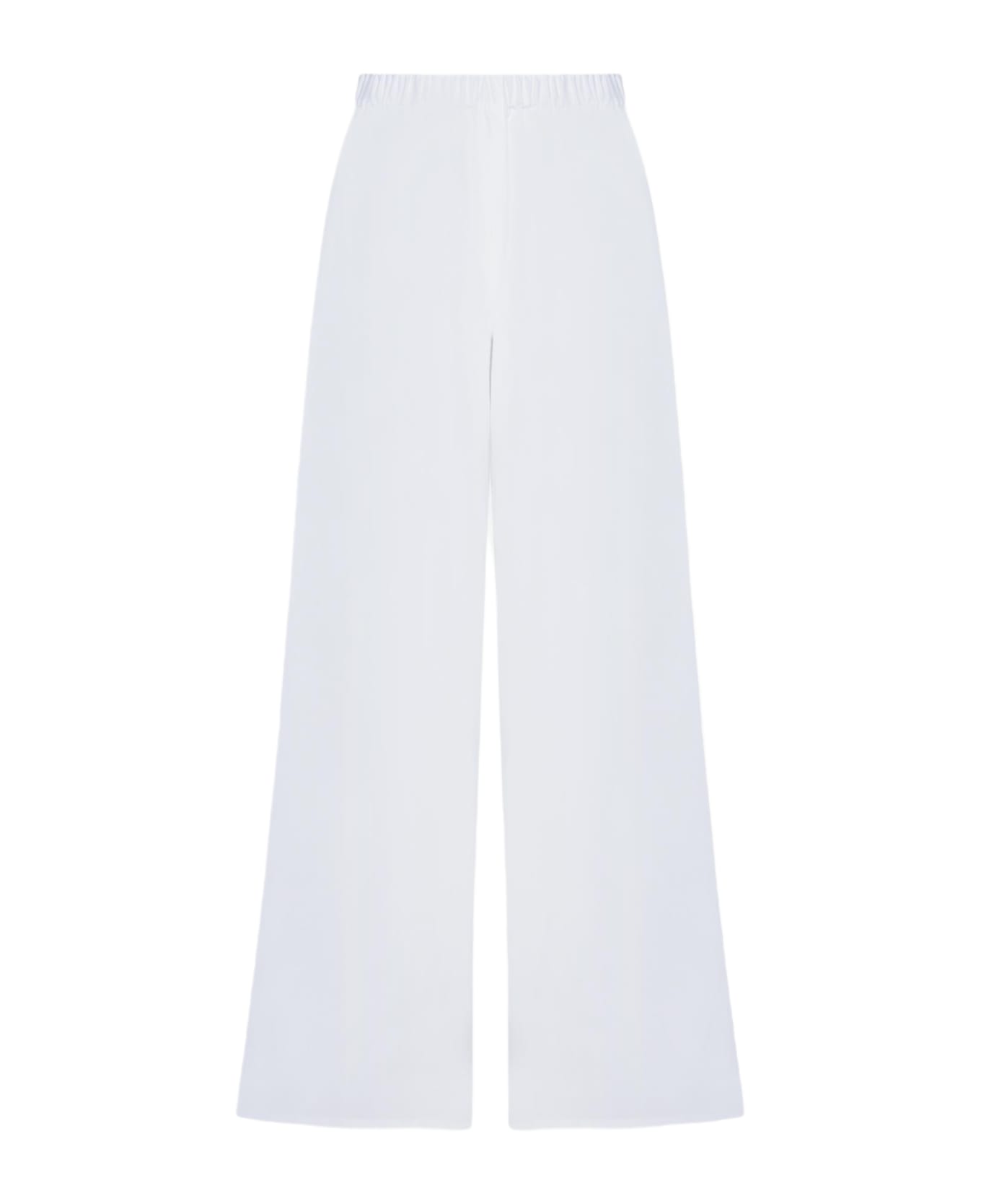 Max Mara Navigli Cotton Trousers - WHITE