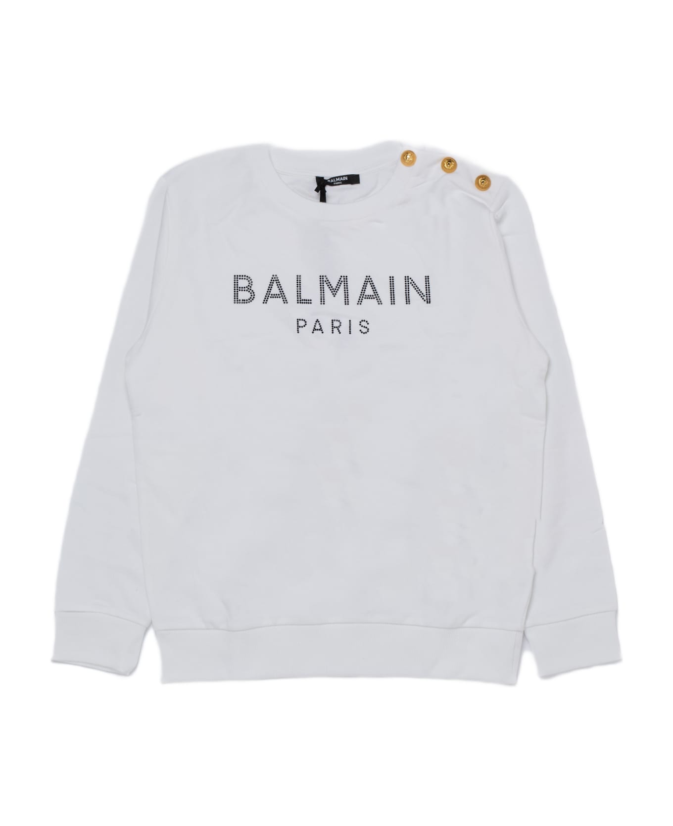 Balmain Sweatshirt Sweatshirt - BIANCO-NERO