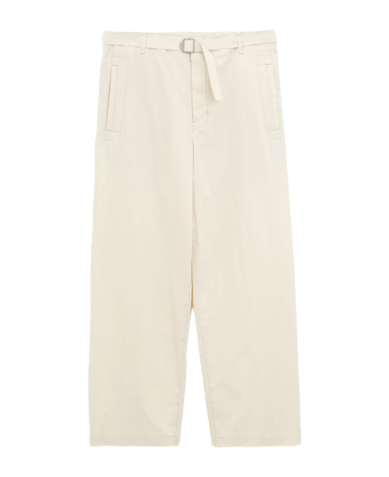Lemaire Seamless Belted Pants - NEUTRALS