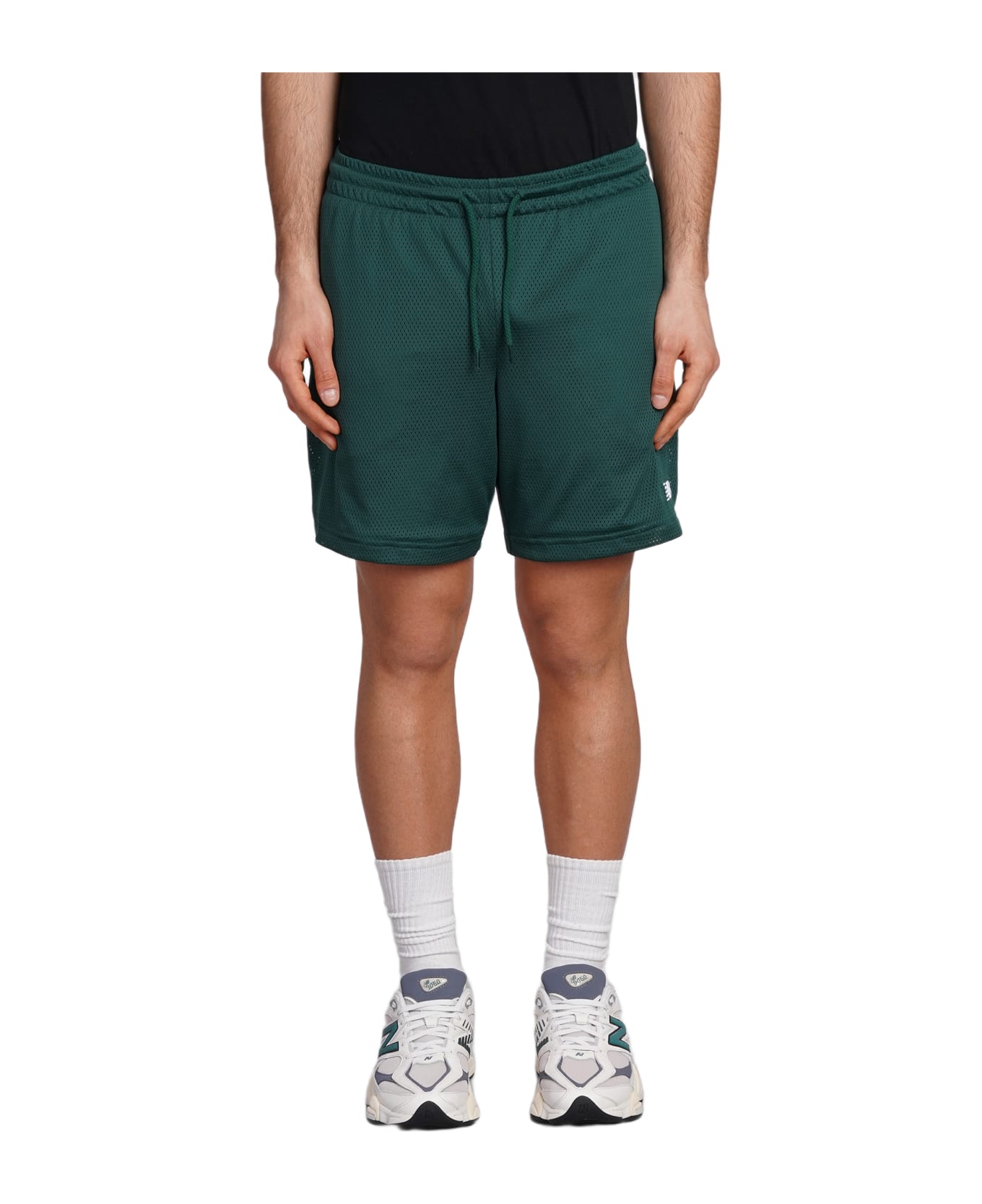 New Balance Shorts In Green Polyester - green