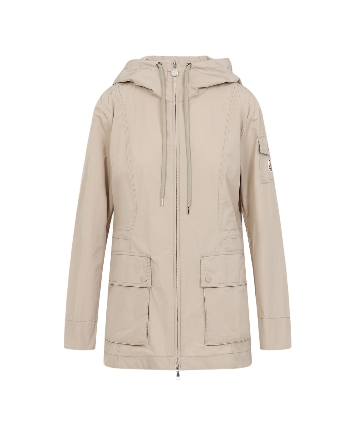 Moncler Leandro Short Parka - J Beige