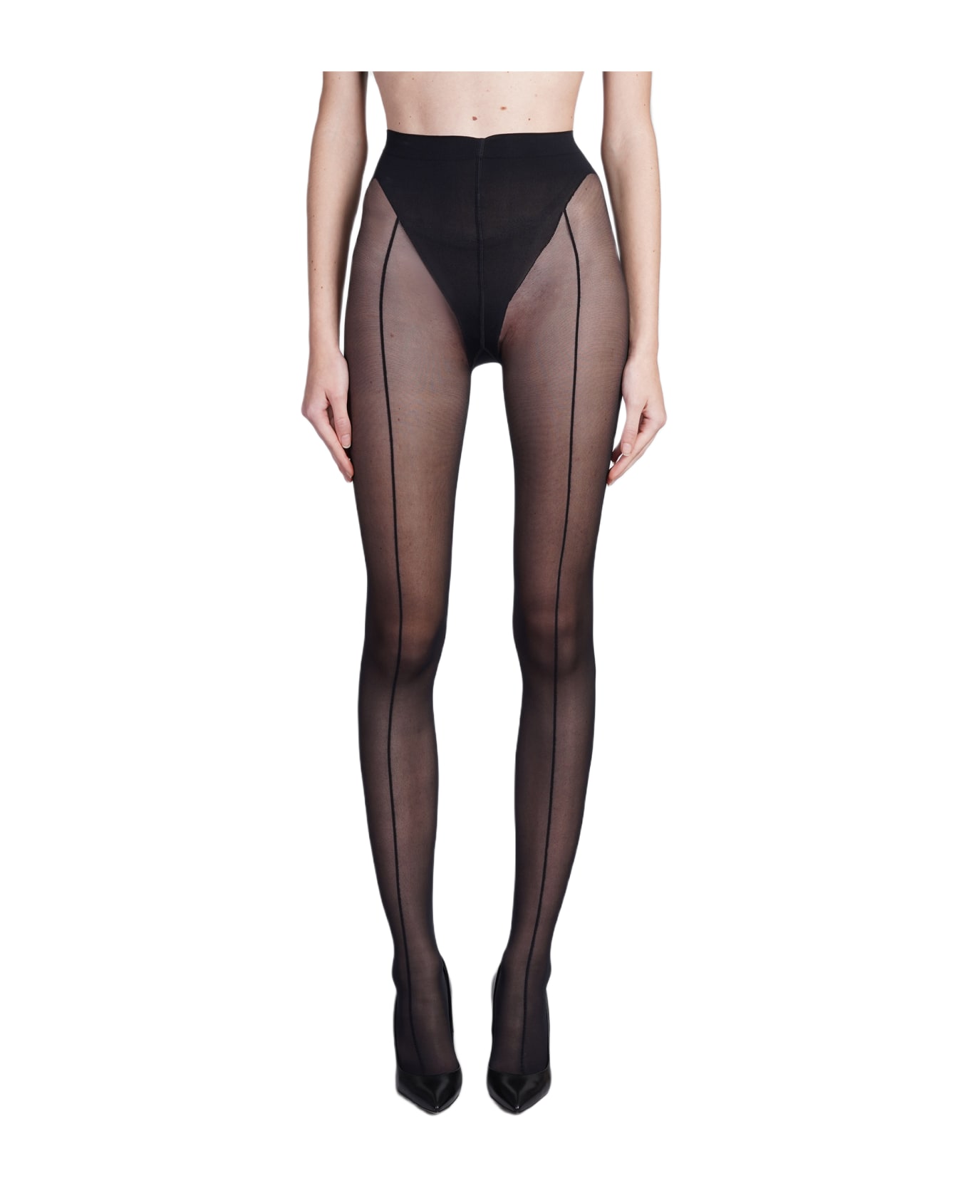 Wolford Lingerie In Black Nylon - black