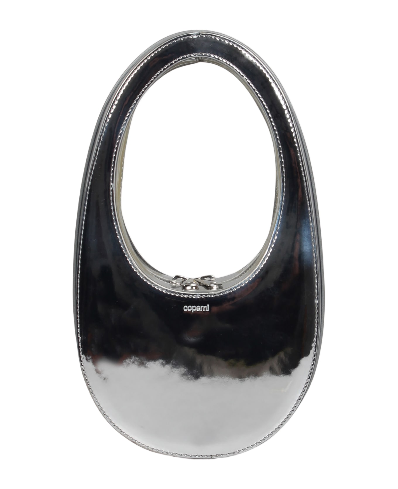Coperni Mirrored Mini Swipe Bag - Metallic
