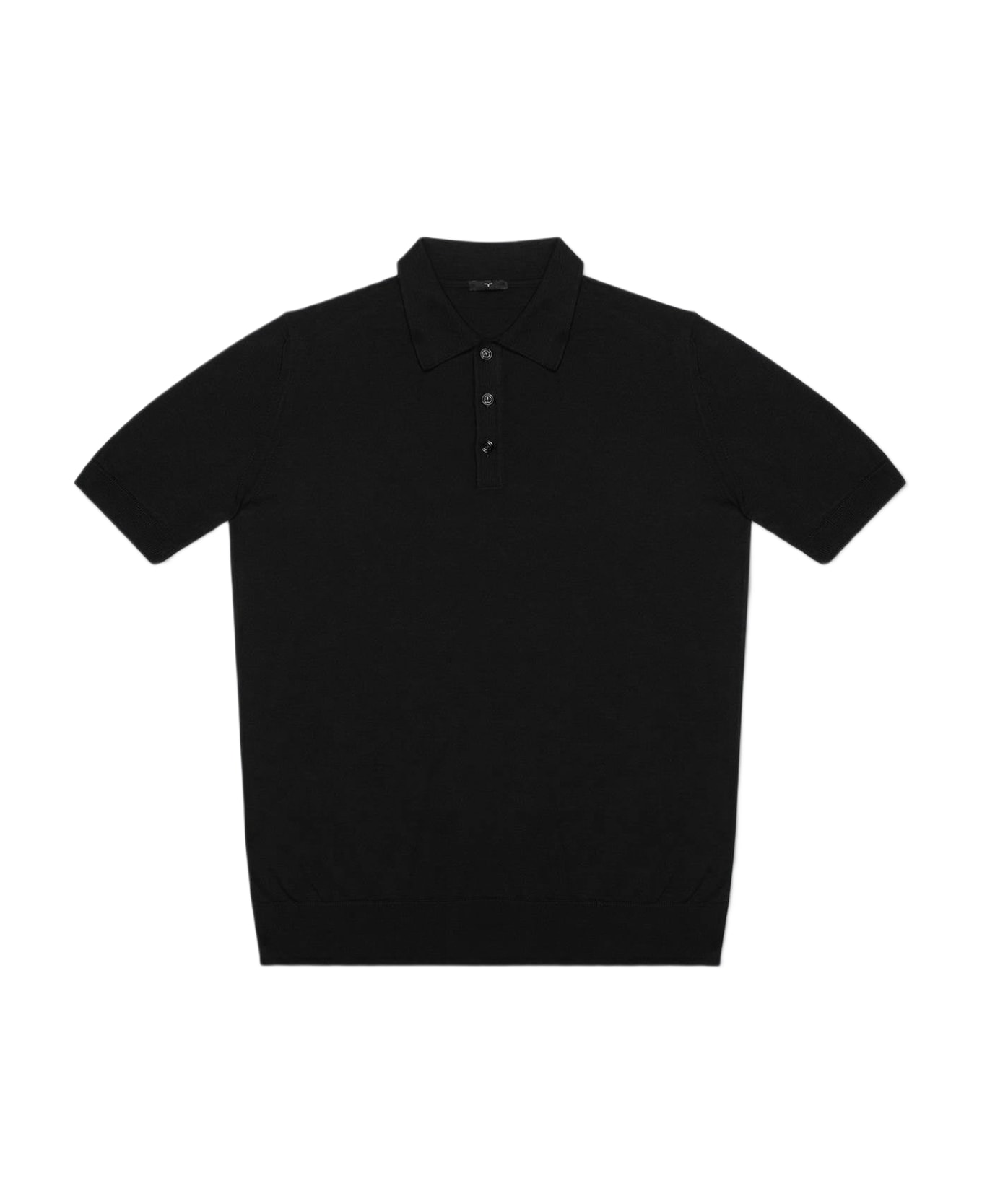 Larusmiani Polo 'sea Island' Polo Shirt - Black