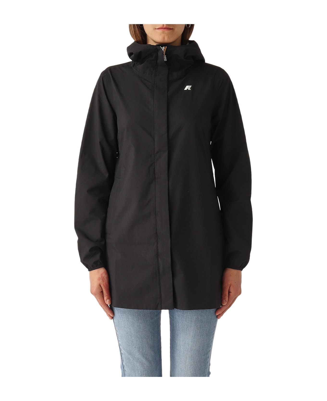 K-Way Sophie Stretch Dot Jacket - NERO