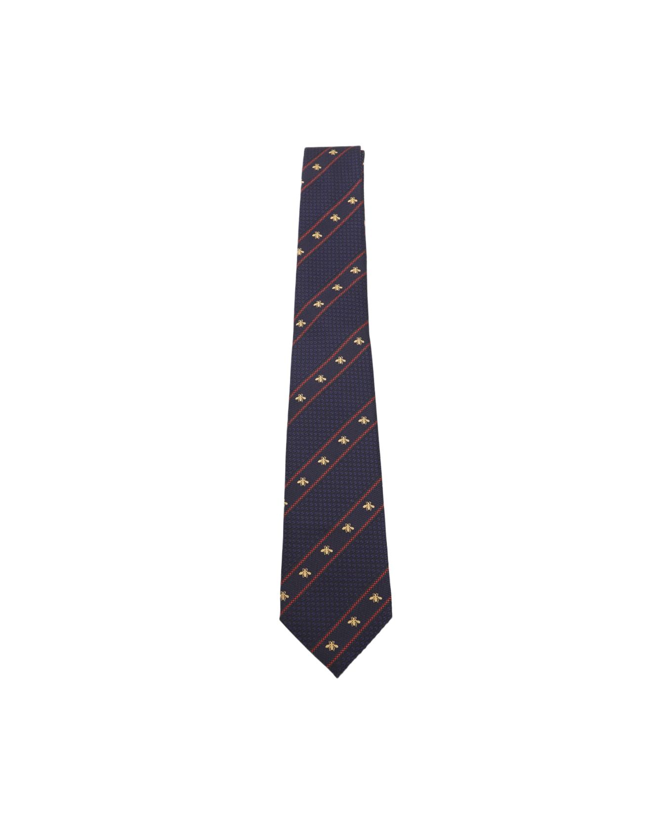 Gucci Dark Navy Silk Tie - Blue