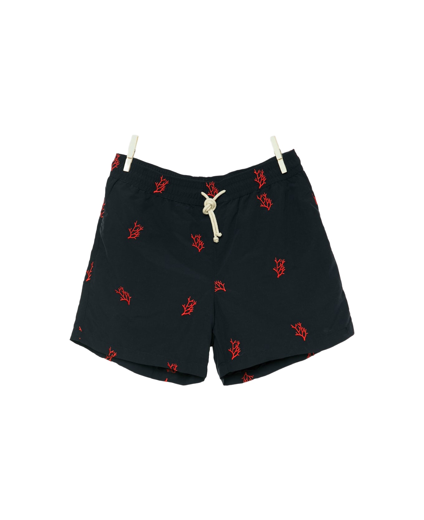 Ripa Ripa Positano Embroidered Swim Shorts - Embroidered