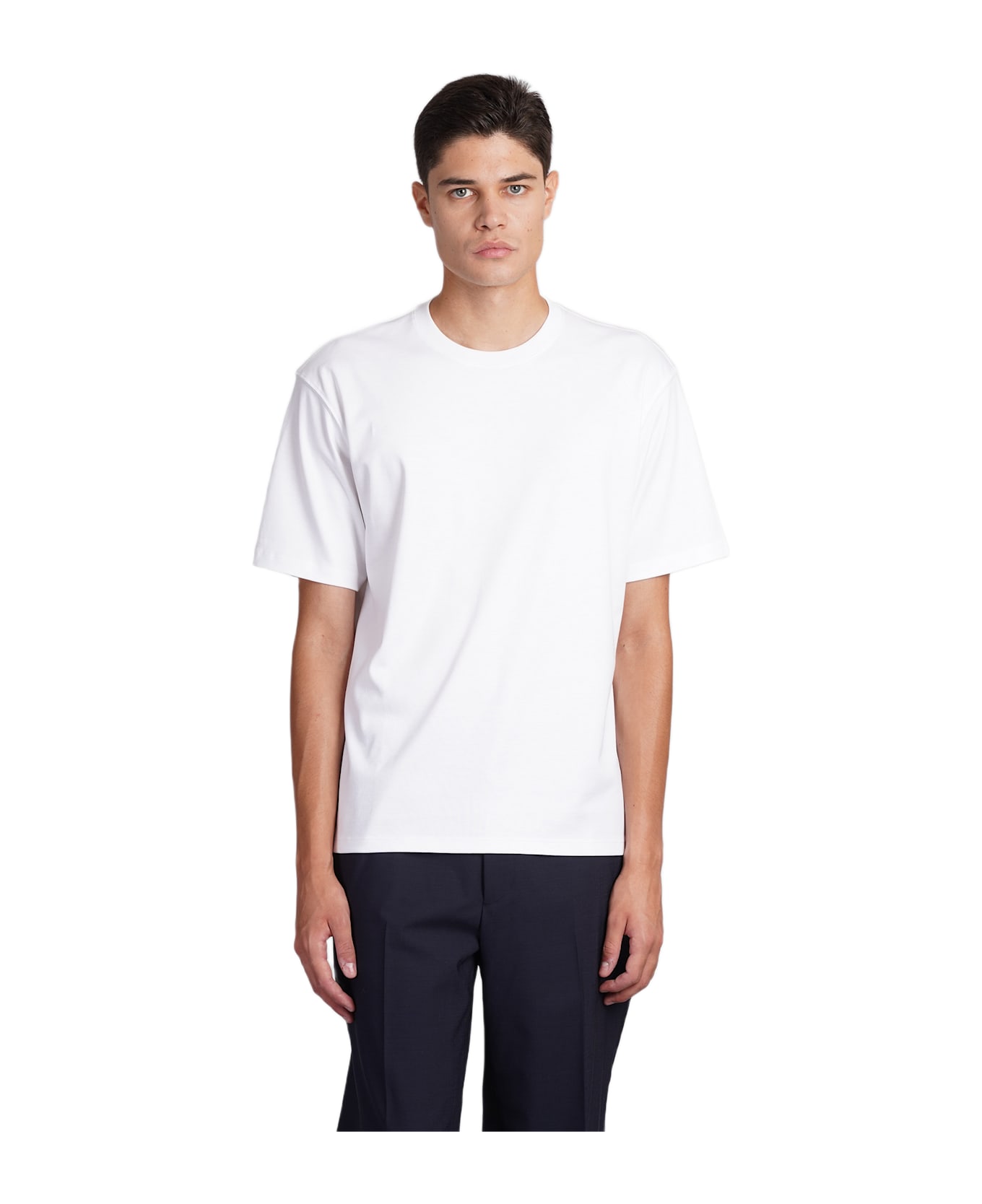 Theory T-shirt In White Cotton - white