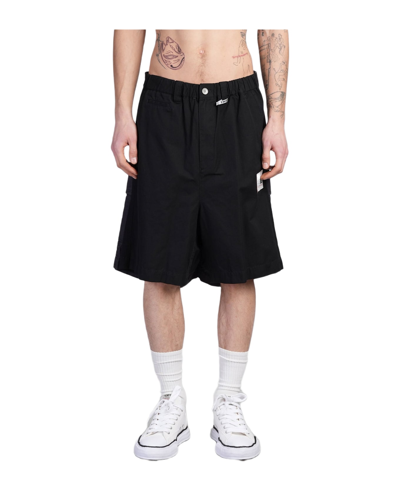 Mihara Yasuhiro Shorts In Black Cotton - black