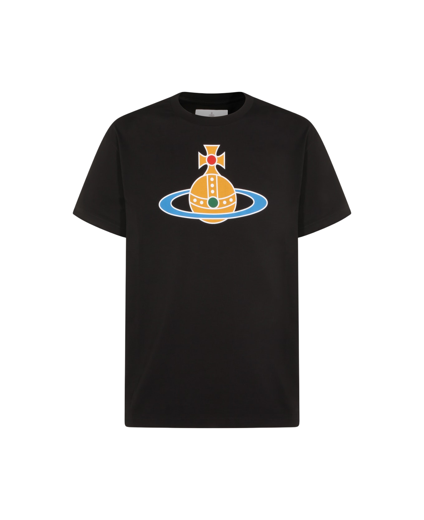 Vivienne Westwood Black Cotton T-shirt - Black