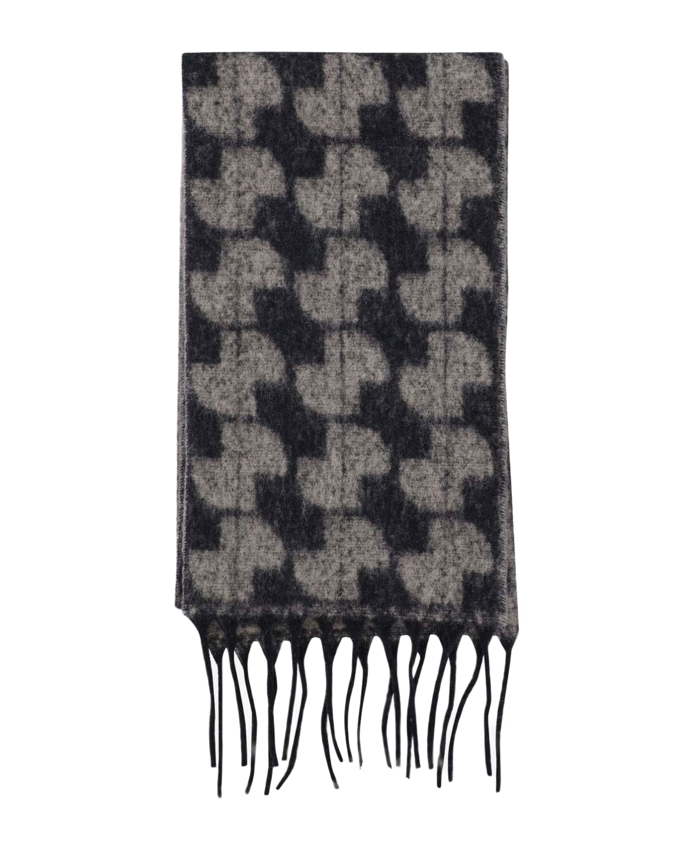 【送料&関税込】Patou Wool Blend Scarf With Logo Patou Wool Blend Scarf With Logo | italist