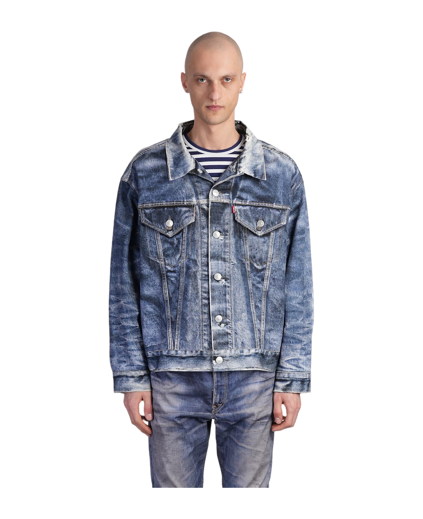 Junya Watanabe Denim Jackets In Blue Cotton - blue