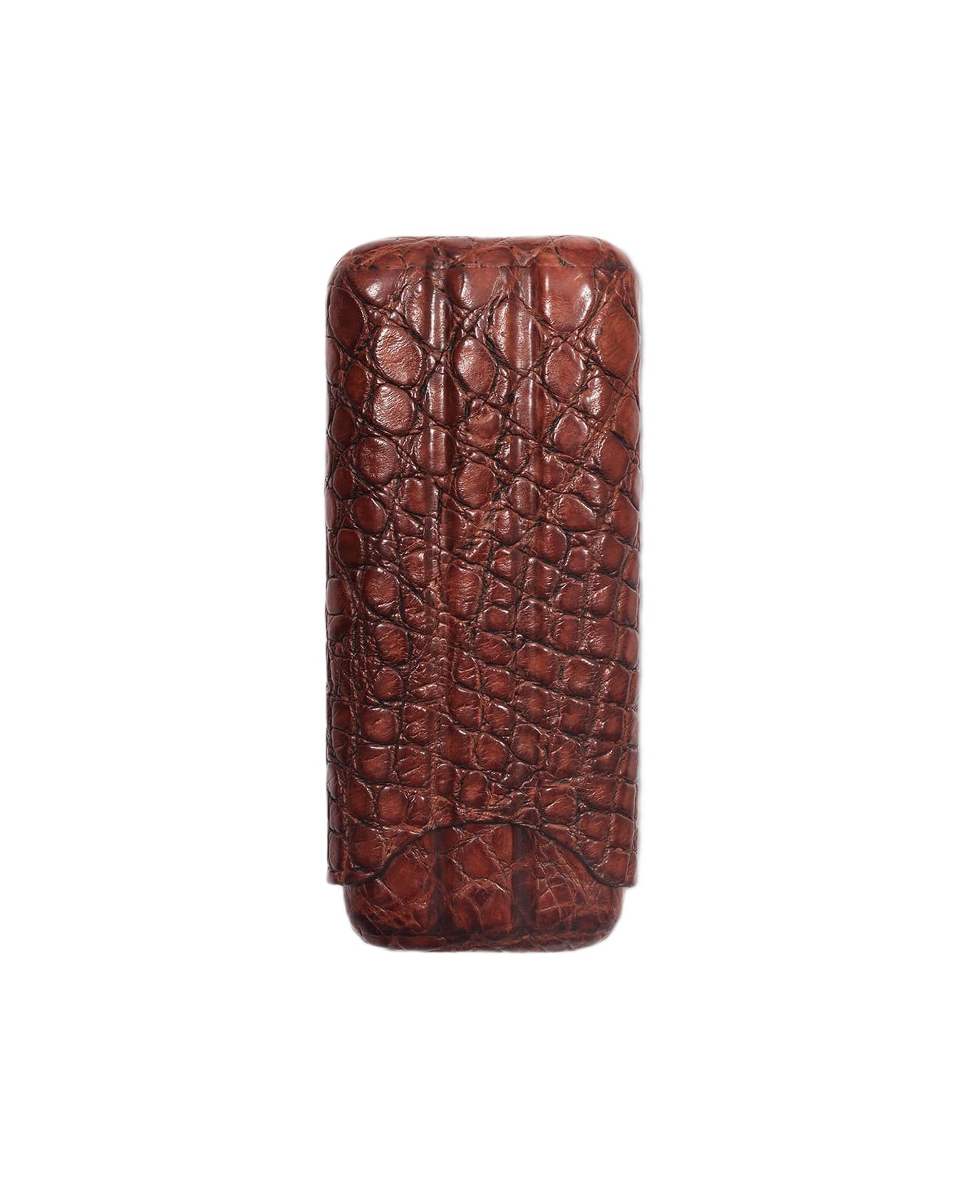 Larusmiani Triple Cigar Holder Habana  - Brown