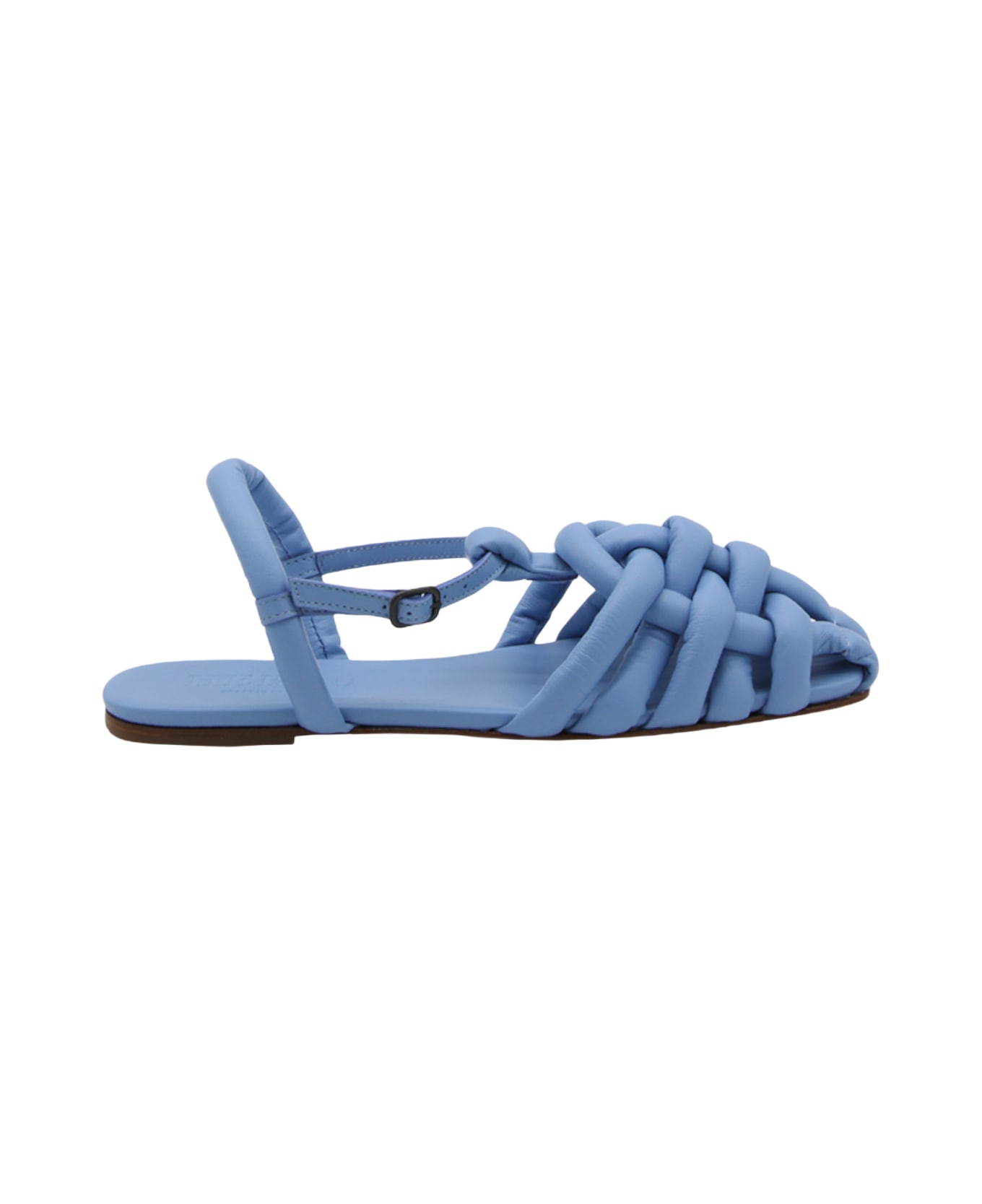 Hereu Blue Leather Cabersa Sandals - BLUE CIEL サンダル