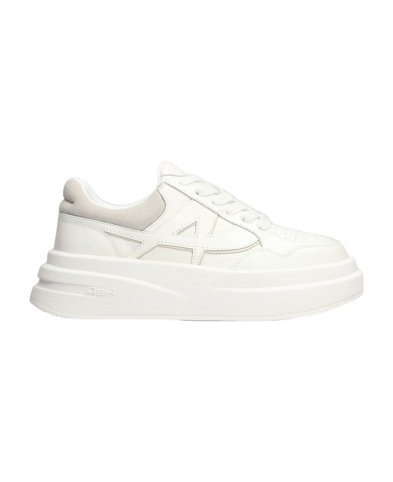 Ash Icone Sneakers In White Leather - white