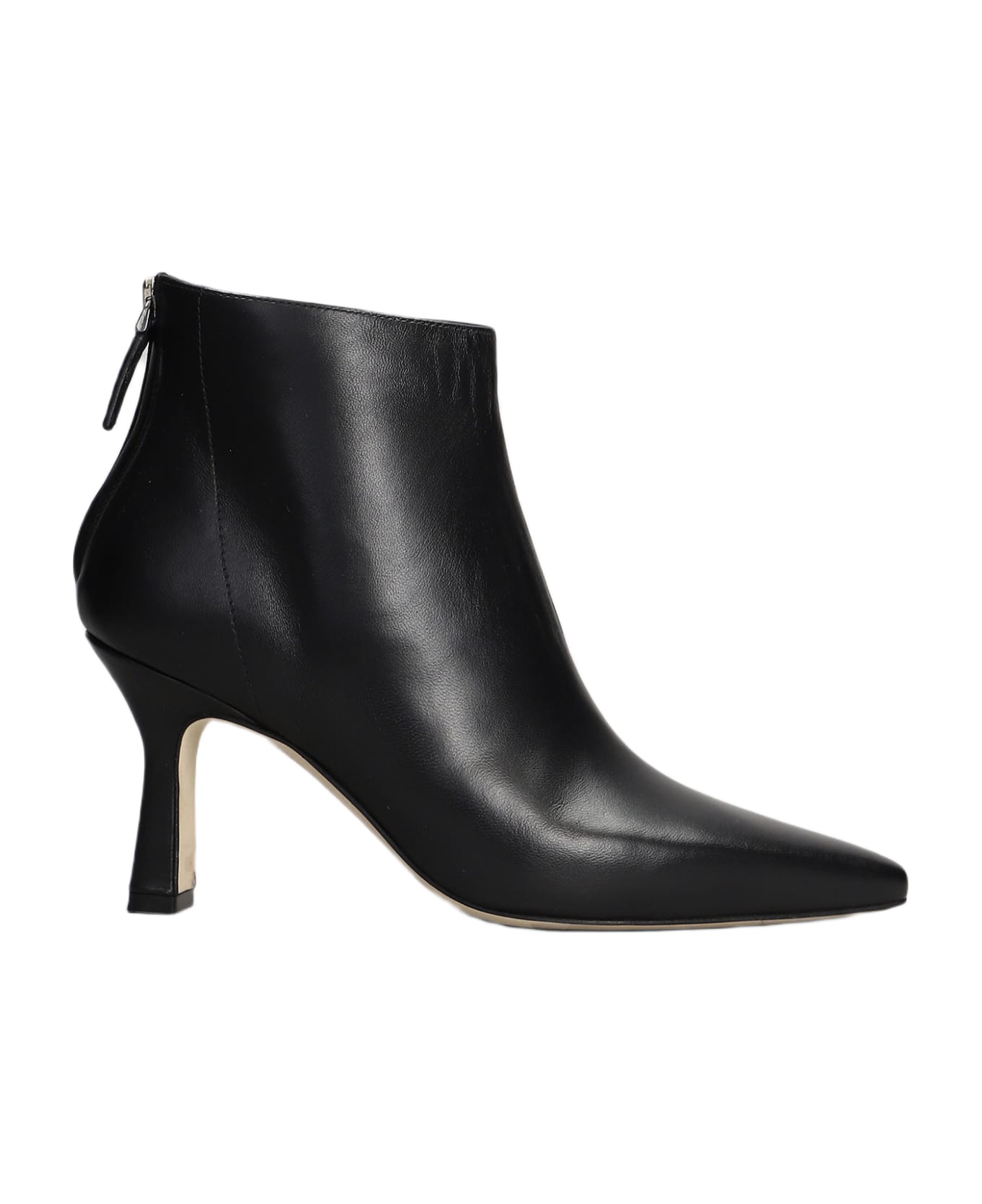 The Seller High Heels Ankle Boots In Black Leather - black ブーツ