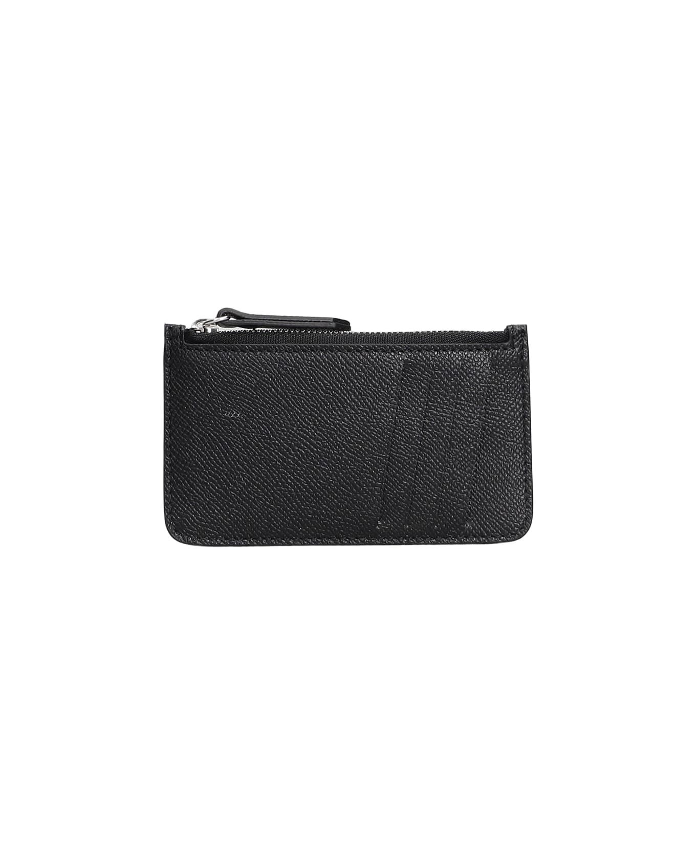 Maison Margiela Wallet In Black Leather - black