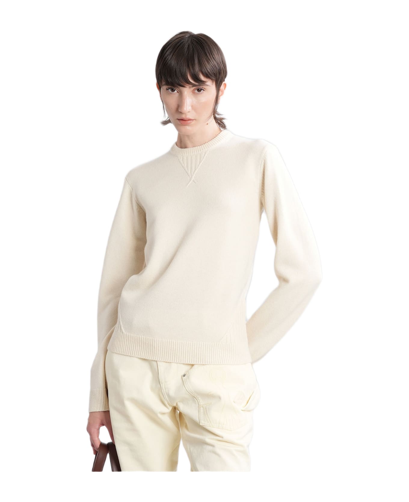J.W. Anderson Knitwear In Beige Wool - beige