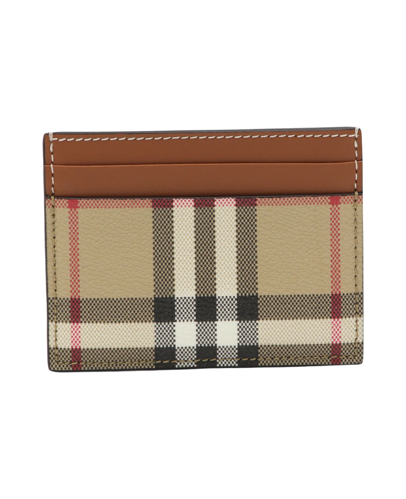 Burberry Beige Card Holder - VINTAGE CHECK