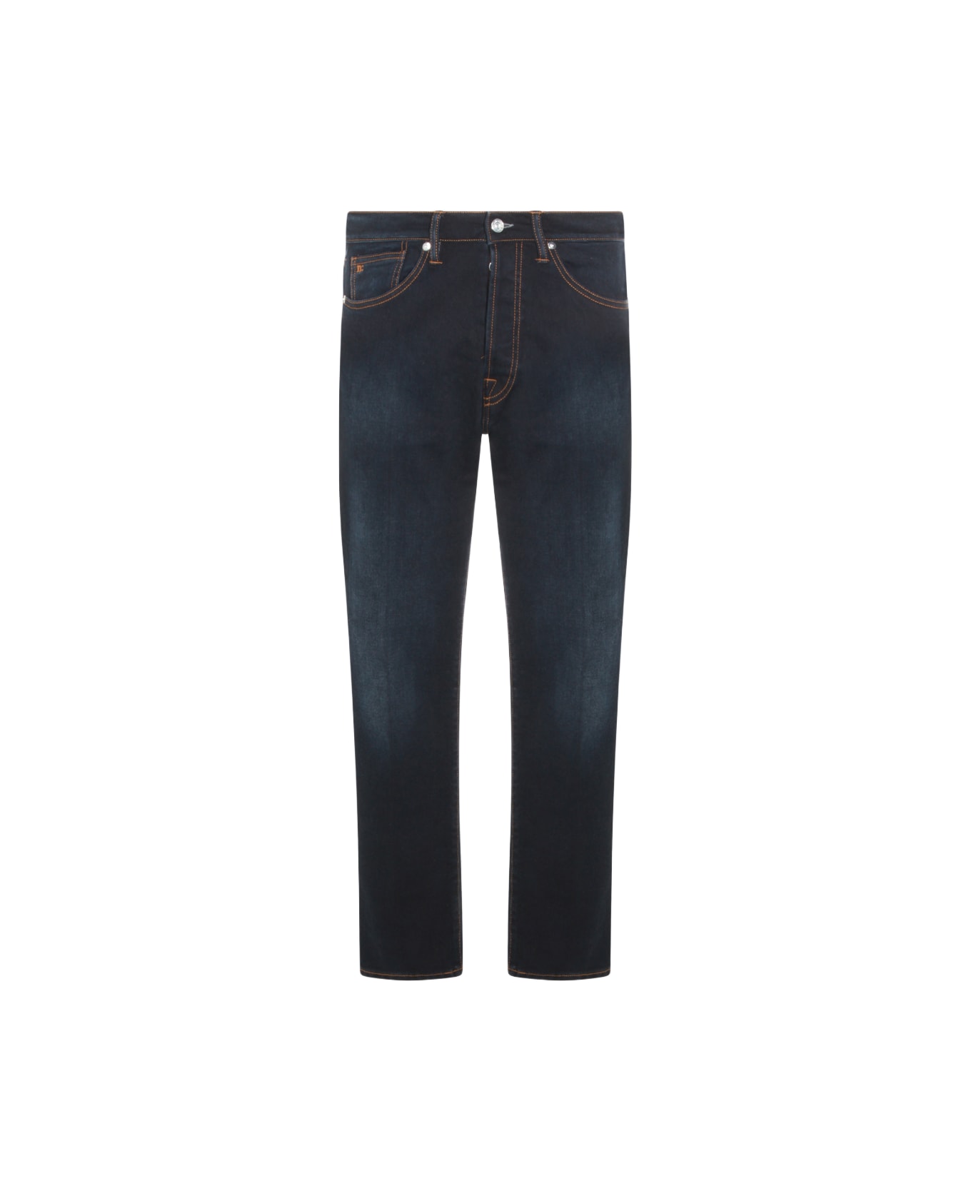 Nine in the Morning Dark Blue Cotton Jeans - PI37624