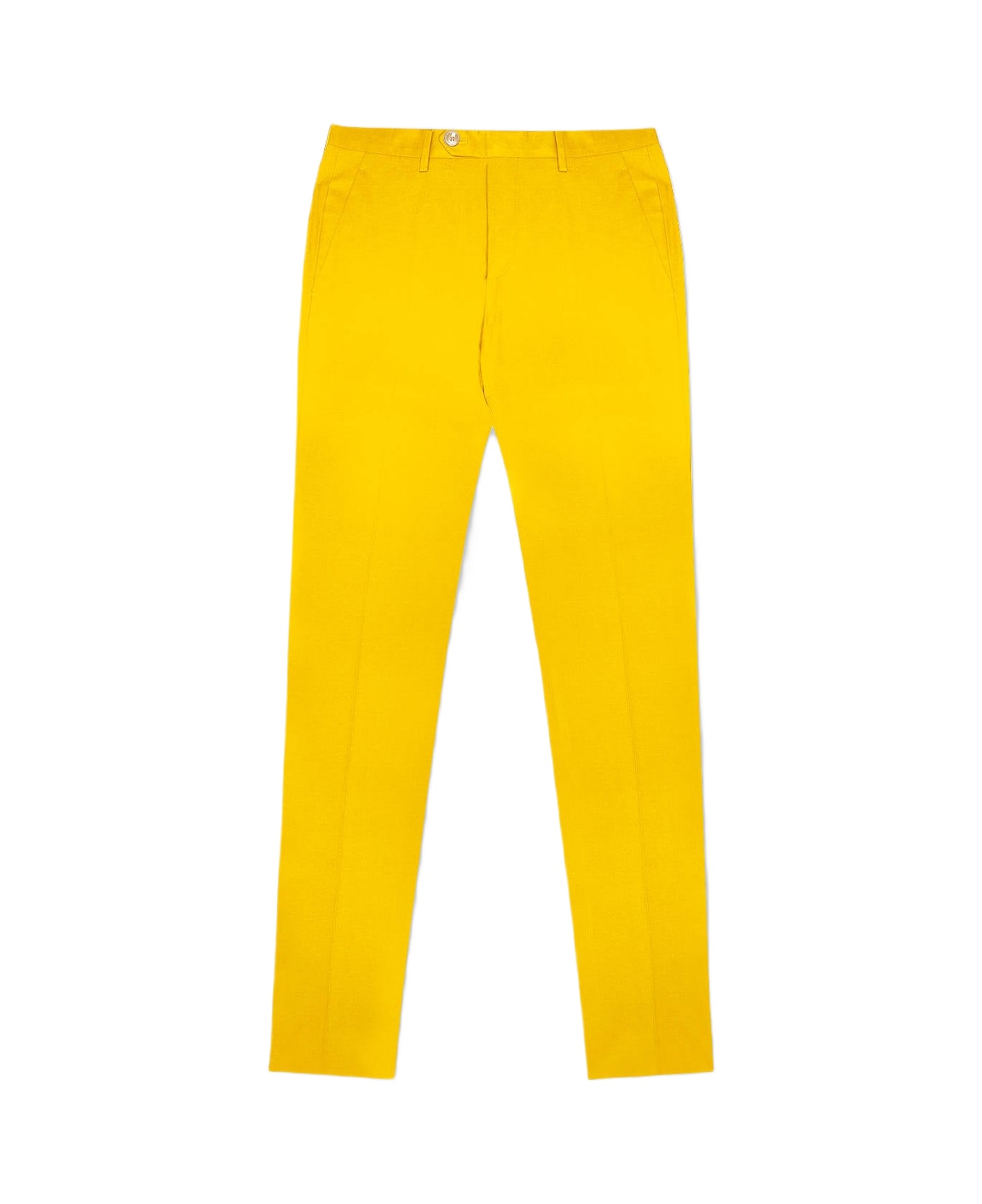 Larusmiani Velvet Trousers Howard Pants - Yellow