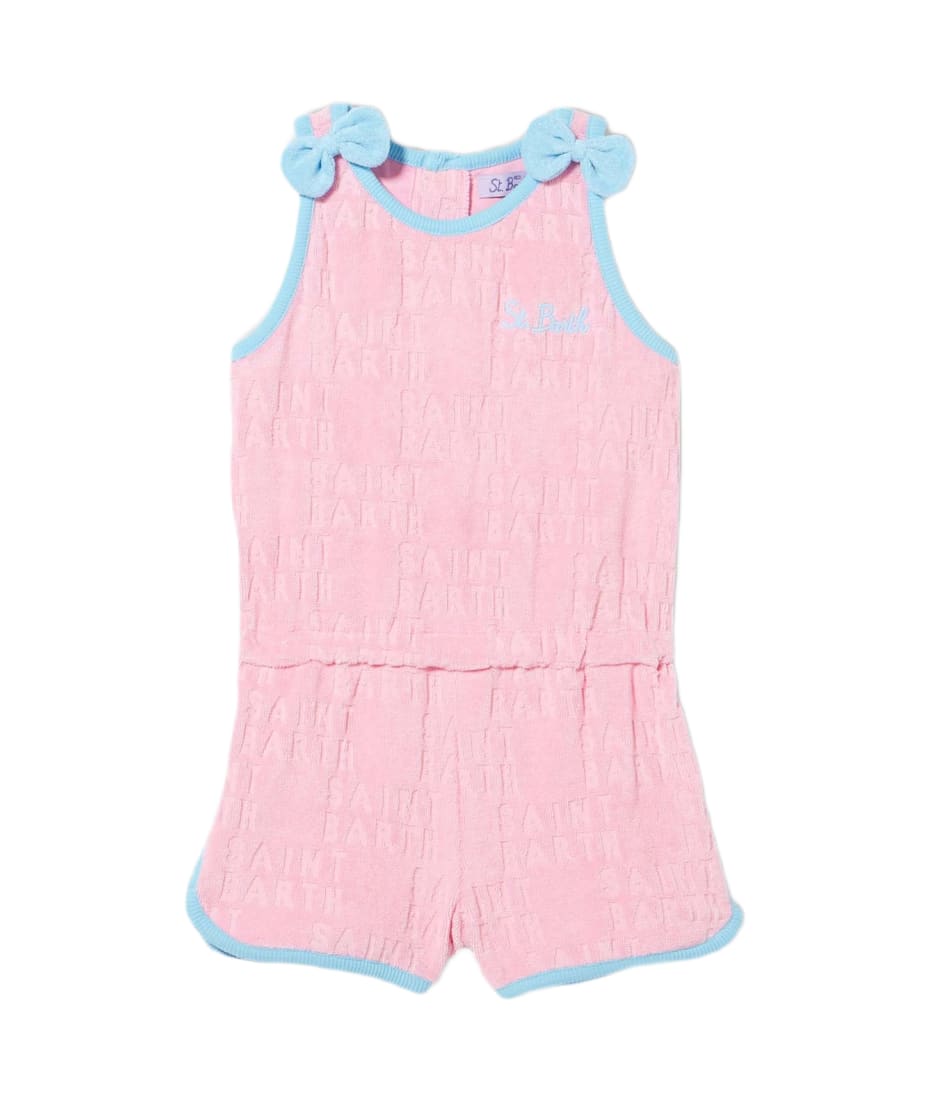 MC2 Saint Barth Baby Girl Terry Pink Romper Suit italist, ALWAYS