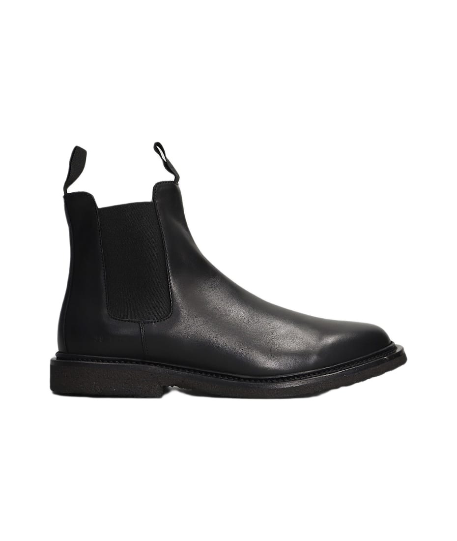 Boot Clearance Common Projects Chelsea Boots Black Leather Common