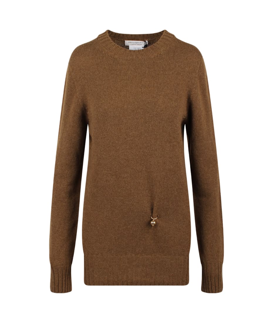 Philosophy Di Lorenzo Serafini Sweater With Pendant italist ALWAYS LIKE A SALE