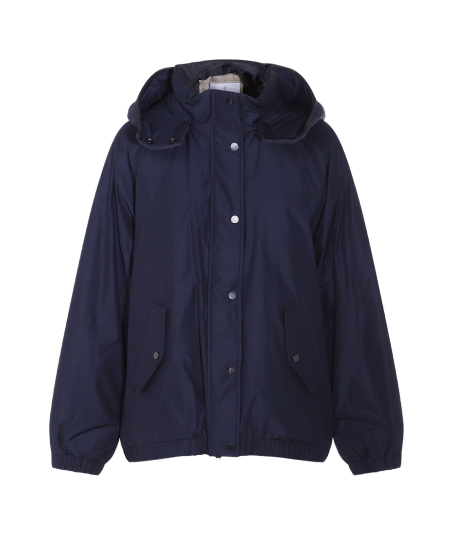 ダウンジャケット・コート BRUNELLO CUCINELLI Hooded down jacket (MG5017852 C7958) Brunello Cucinelli Quilted Hooded Down Jacket | Grey | FARFETCH