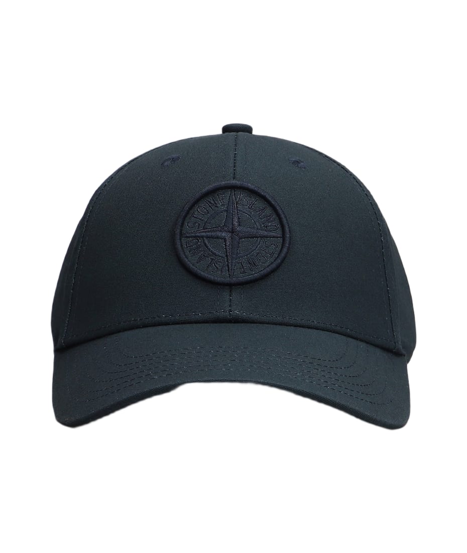 Blue stone island hat discount