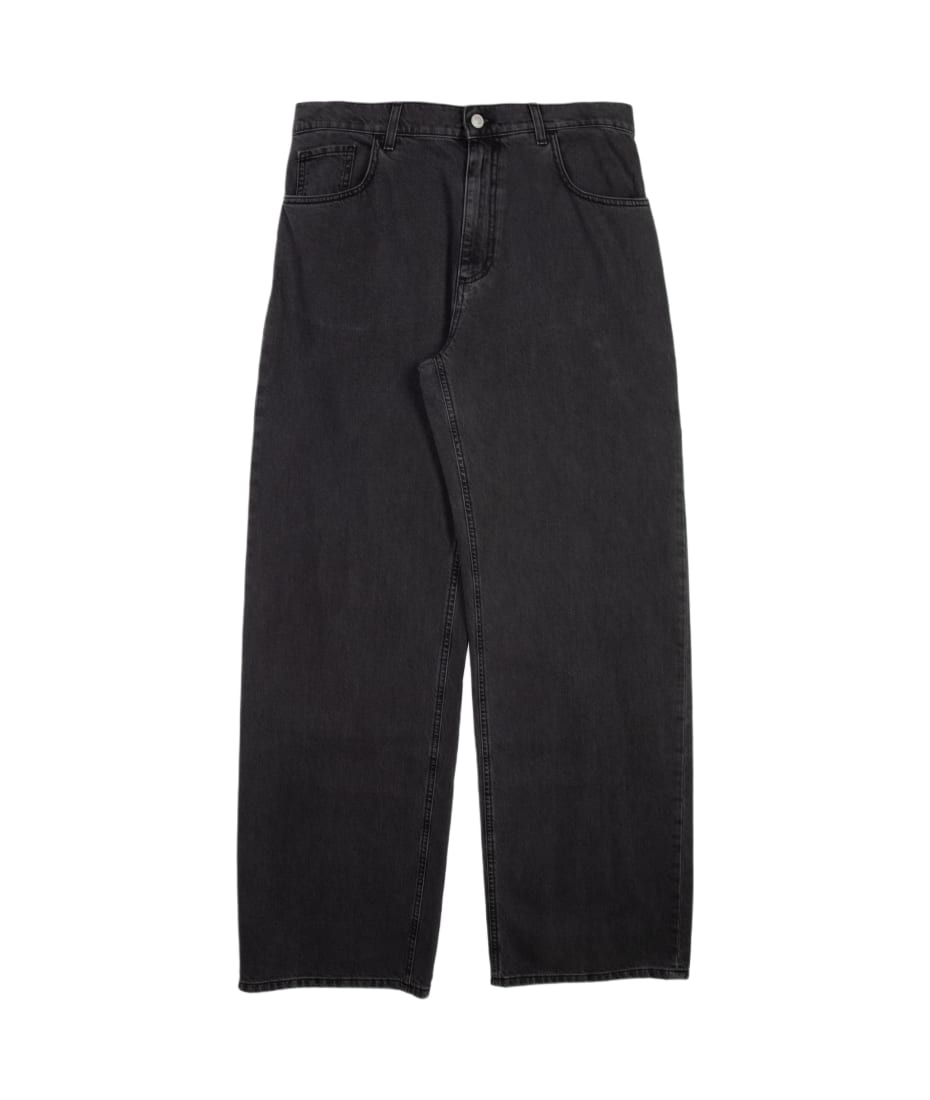 ALYX WIDE LEG JEANS WITH BUCKLE デニムパンツ 1017 Alyx 9sm Wide Leg With Buckle Jeans | AAUPA0446FA02BLU0014