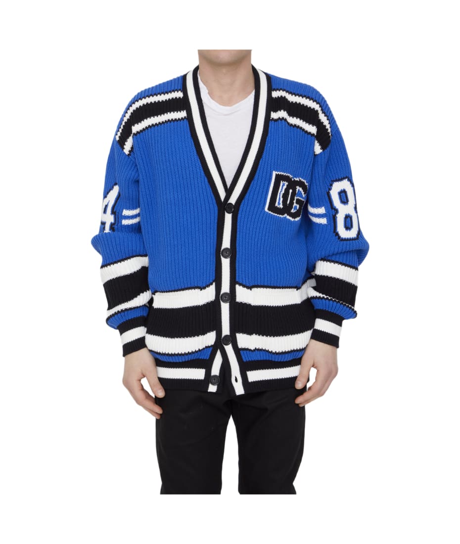 ドルチェアンドガッバーナ　カーディガン　DGロゴ Dolce & Gabbana DGロゴ カーディガン | ブラック | FARFETCH JP