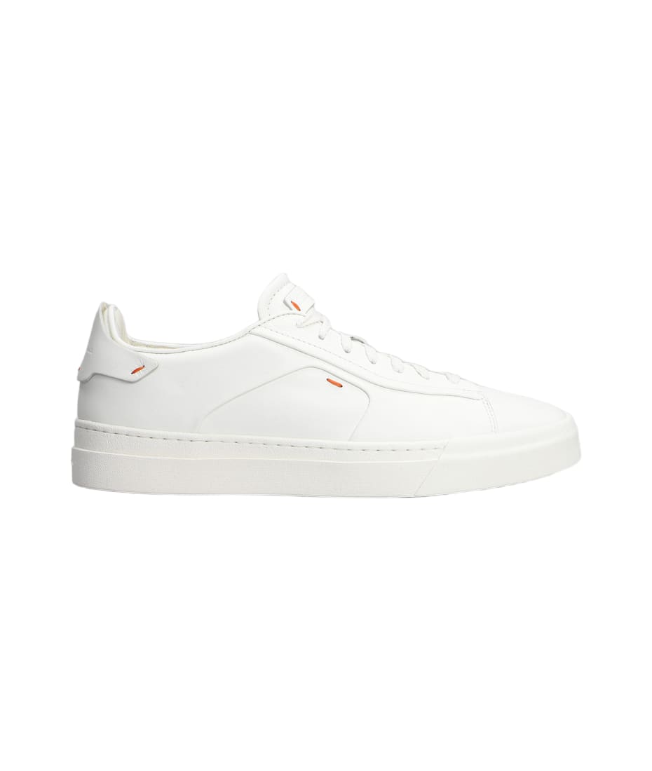 スニーカー SANTONI Men Sneakers 402474 MBGT21967PNNTSIWI48 WHITE Santoni Sneakers In White Leather | italist