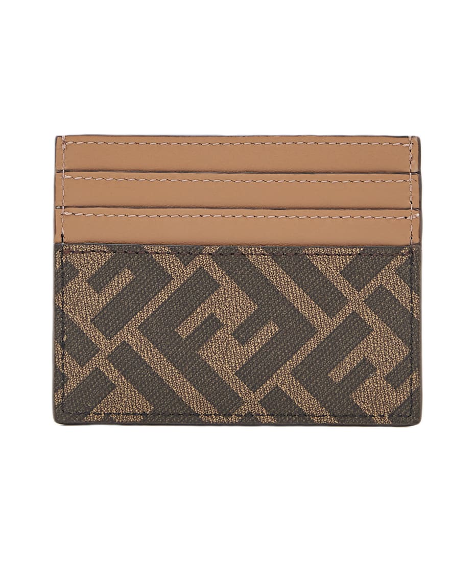 FENDI名刺入れCC CASE VIT.SOFT STAMPA FF 1974 Fendi Card Case Pu Ff 1974/vit | italist