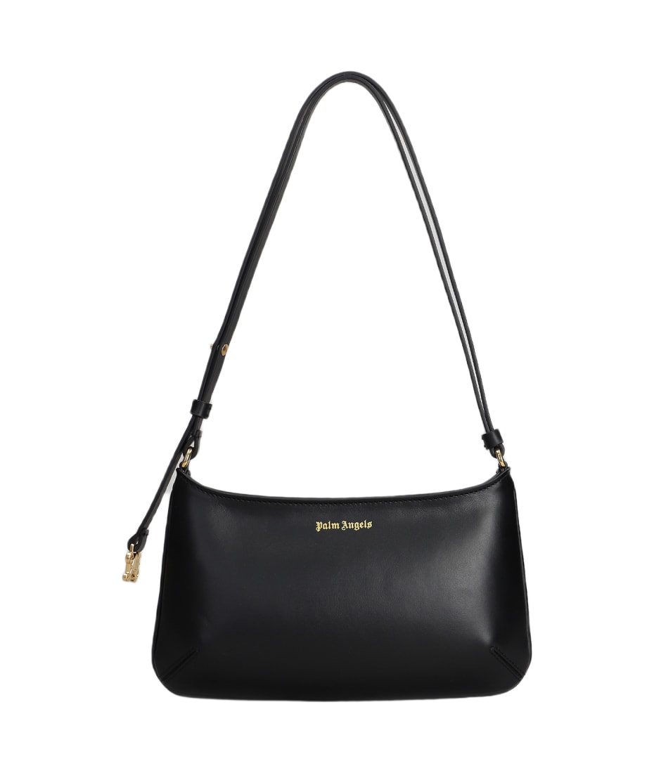 Palm Angels Georgina Shoulder Bag In Black Leather italist ALWAYS LIKE A SALE
