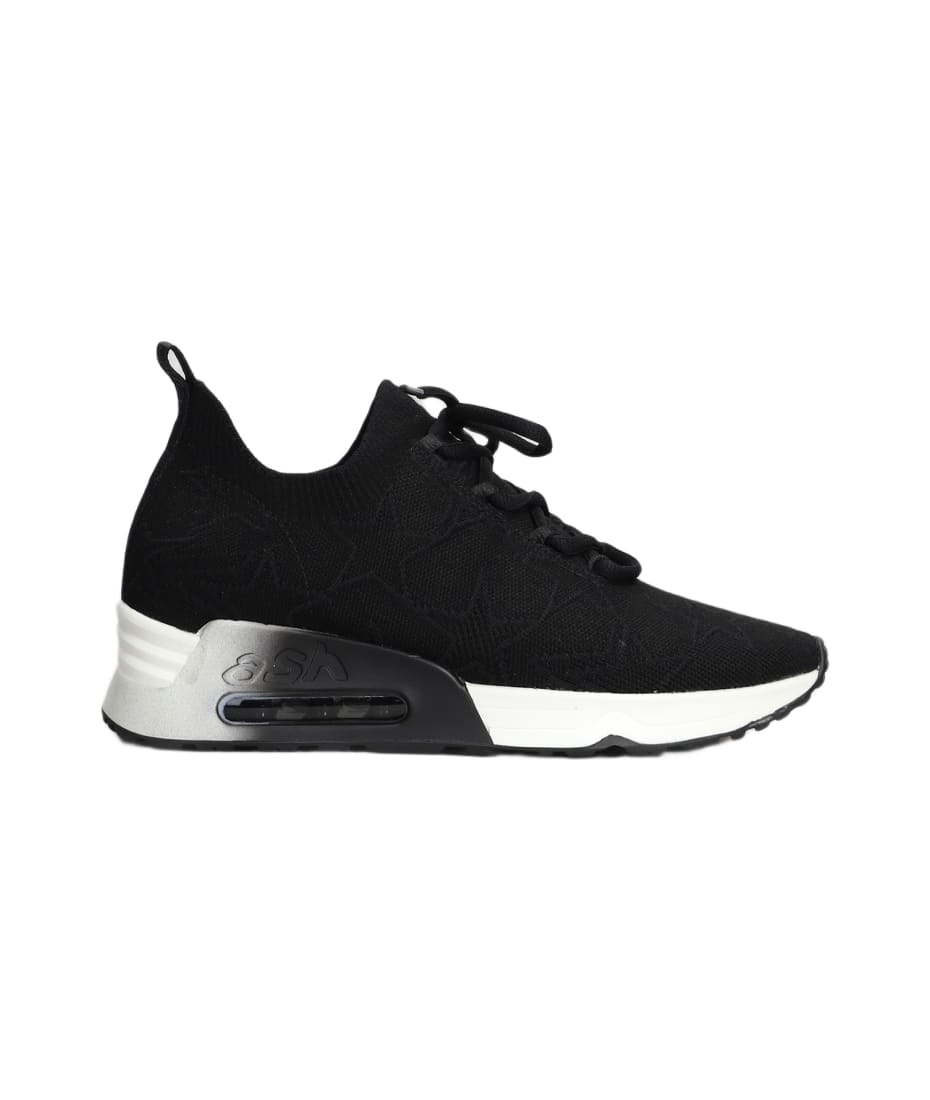 Lucky Star Sneakers In Black Fabric
