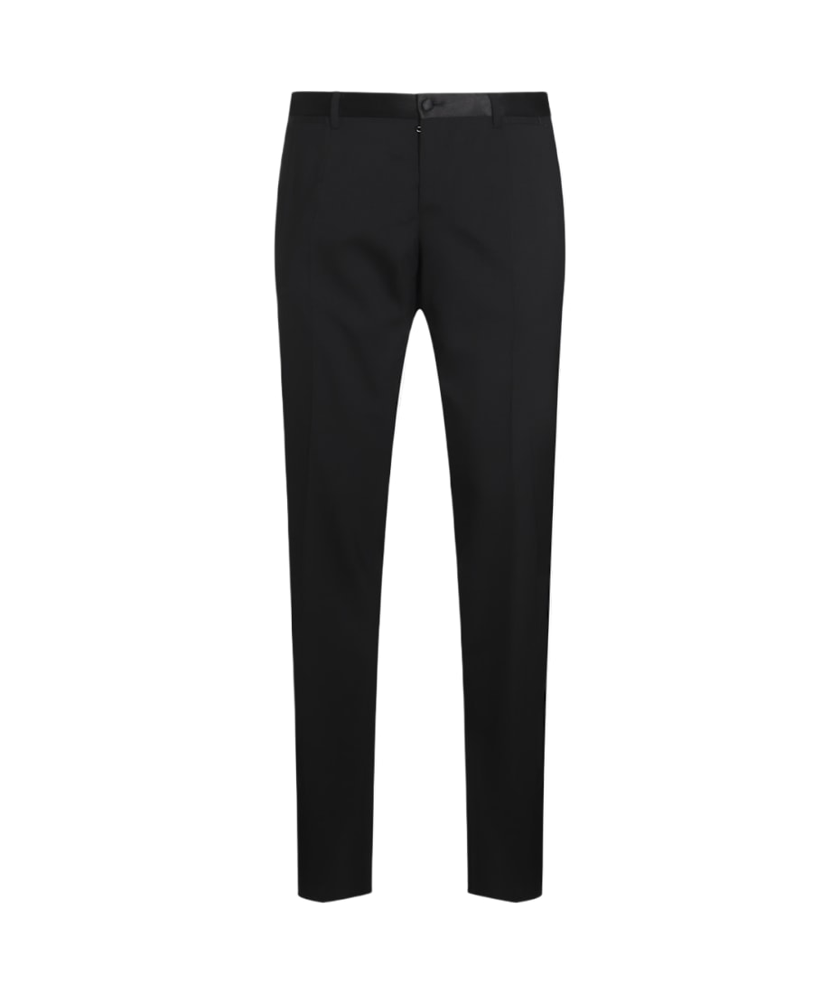 【関税&送料込】Dolce & Gabbana Black Wool Pant Dolce & Gabbana Black Wool Pants | italist