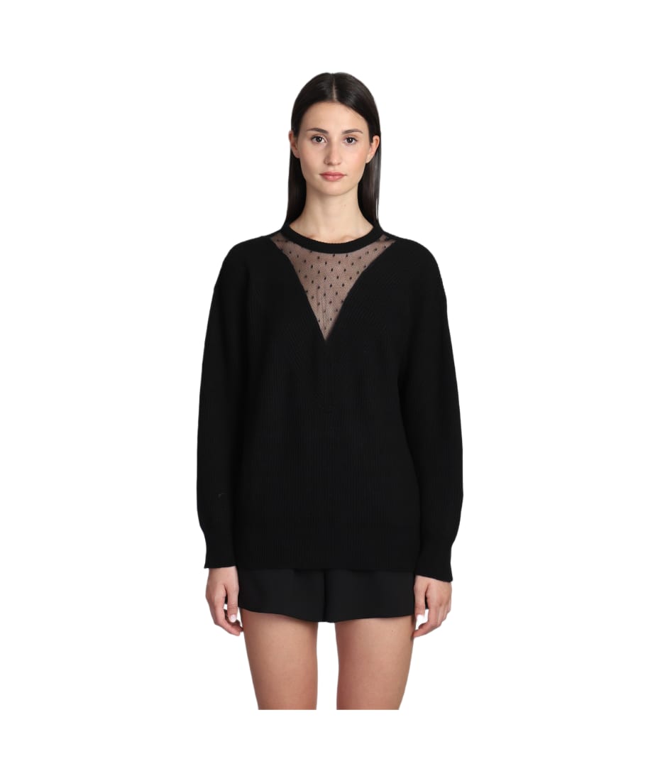 RED Valentino Knitwear In Black Wool italist