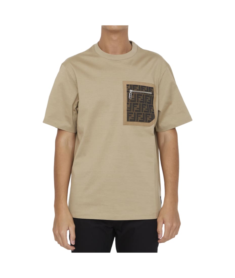 Fendi jersey t shirt clearance