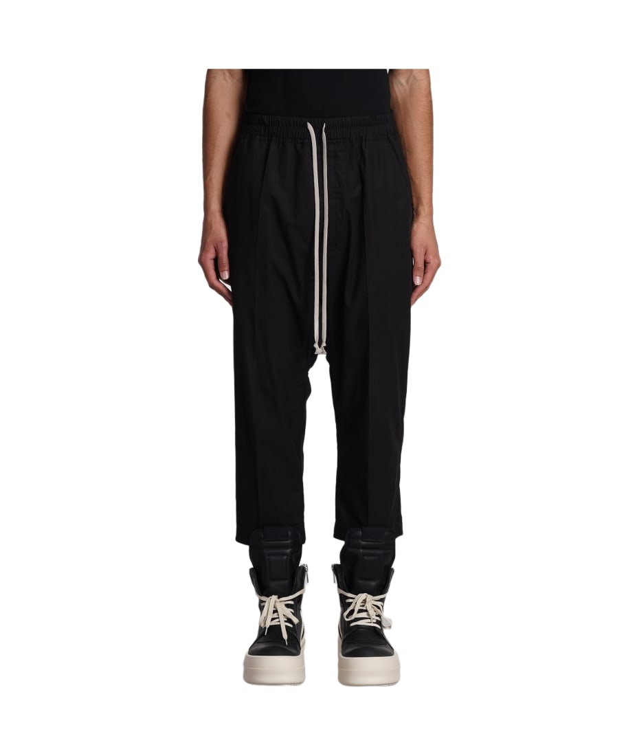 パンツ Rick Owens drawstring cropped pants RICK OWENS - Women Drawstring Cropped Pants – Atelier New York