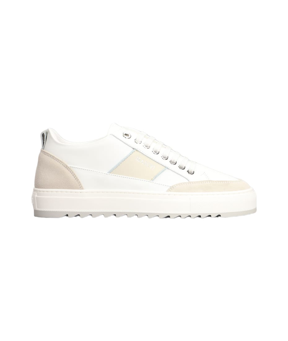 Mason Garments Tia Sneakers In White Suede And Leather italist